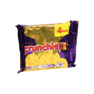 Cadbury Crunchie Chocolate Bar 4'PK4x32gr