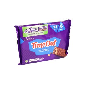 Cadbury Time Out Milk Choc Wafer 6pk 108gr