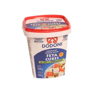 Dodoni Feta cubes in oil & oregano 350 g