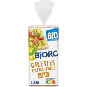 2+1 BJORG GALETTES EXTRA-FINES MAIS 130g