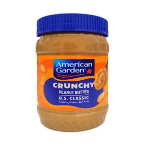 American garden peanut butter crunchy 340 g