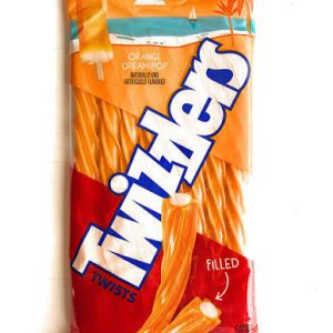 TWIZZLERS FILLIED ORANGE CREAM POP 4.25 OZ