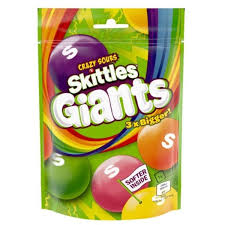 Skittles Pouch Giants Chewy Sour 132gr