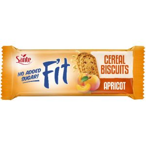 SANTE FIT CEREAL BISCUITS WITH APRICOT NO ADDED SUGAR 50G