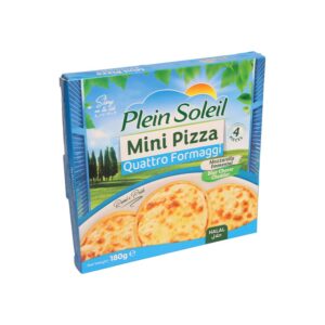 PLEIN SOLEIL MINI PIZZA QUATTRO FORMAGGI 180G