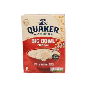 Quaker Oat So Simple Big Bowl Original 6X38.5G / 231gr