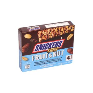 SNICKERS FRUIT & NUT 4 BARS 128 G